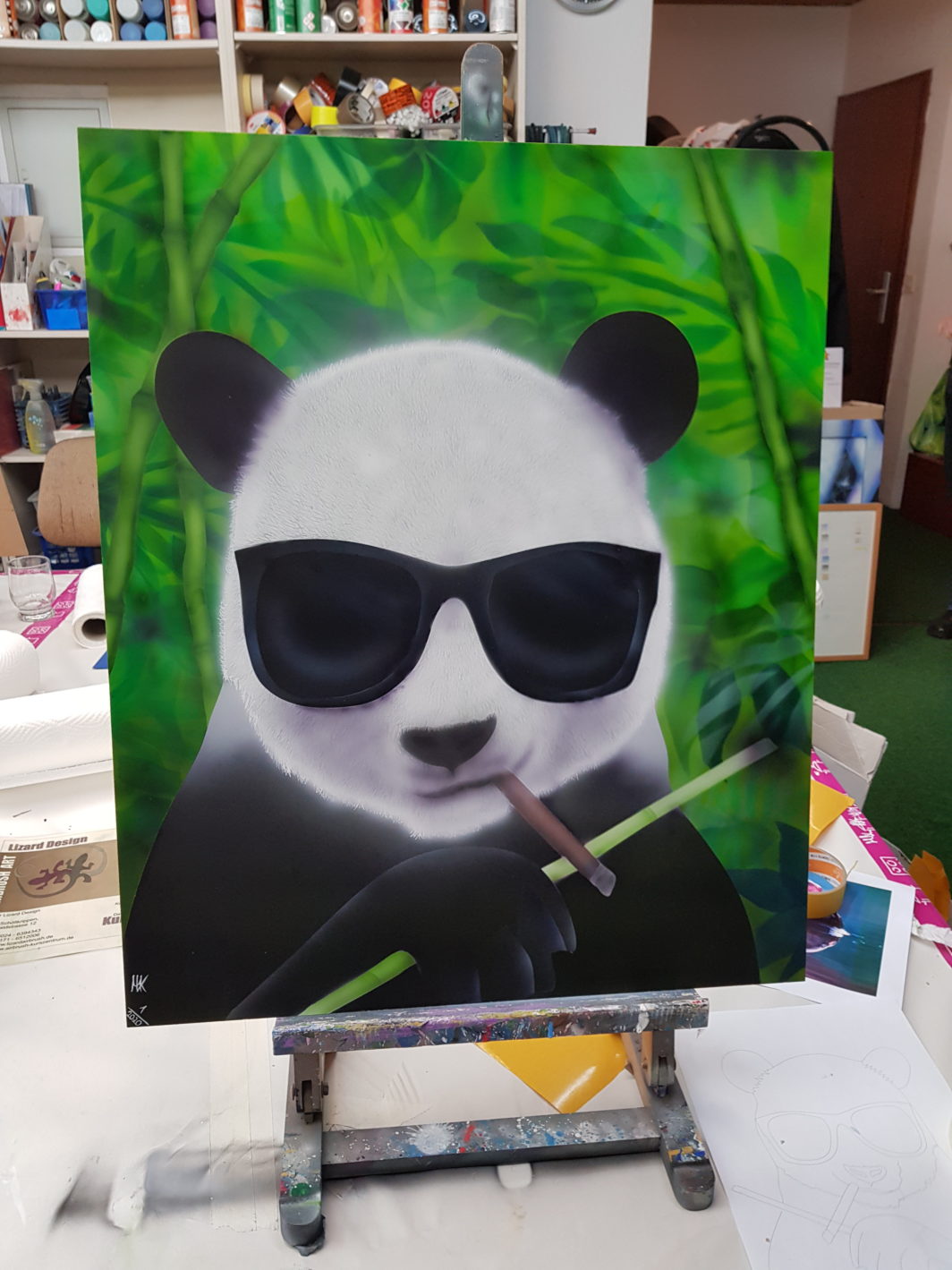 Airbrush Workshop März  2025 zur Weiterbildung in der Airbrush Technik – Bild 5