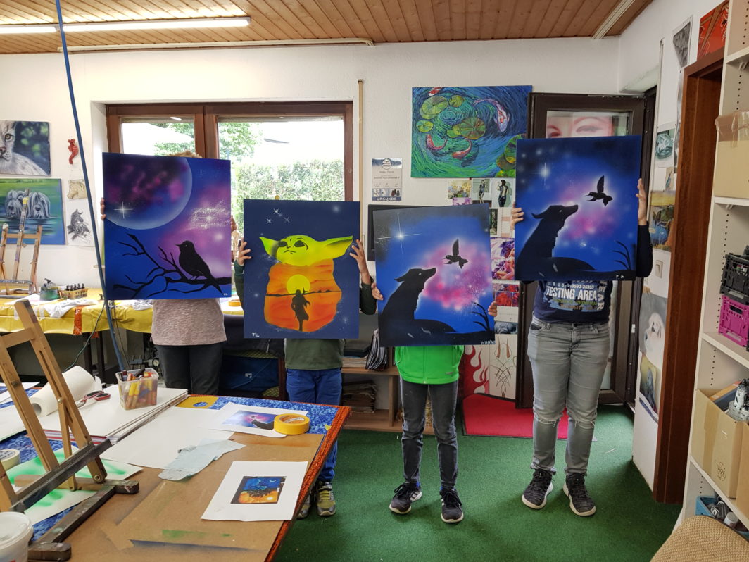 Airbrush Workshop März  2025 zur Weiterbildung in der Airbrush Technik – Bild 4